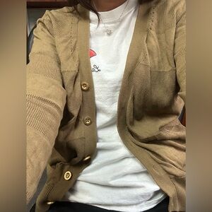 Beautiful dark green Sweater Cardigan